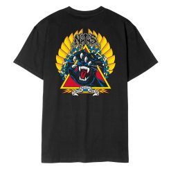 Santa Cruz Skateboards Natas Screaming Panther T-Shirt Black Back
