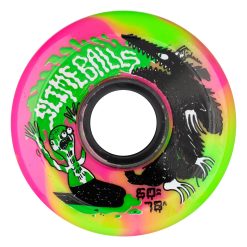Slime Balls Wheels Jay Howell OG Slime Pink Green Swirl 60mm 78A