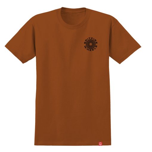 Spitfire Wheels Classic 87' Swirl T-Shirt Burnt Orange Black