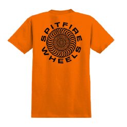 Spitfire Wheels Classic 87' Swirl T-Shirt Orange Black Back