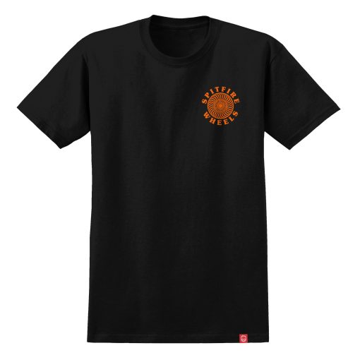 Spitfire Wheels OG Classic Fill T-Shirt Black Orange
