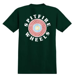 Spitfire Wheels OG Classic Fill T-Shirt Forest Green Back