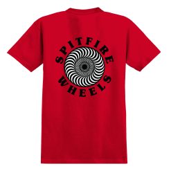 Spitfire Wheels OG Classic Fill T-Shirt Red Black Back