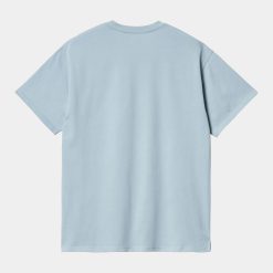 Carhartt WIP Madison T-Shirt Frosted Blue White