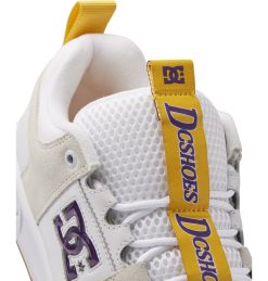 DC Shoes Lynx OG White Yellow Purple