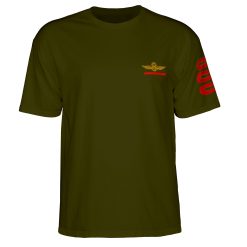 Powell Peralta Bones Brigade Bomber T-Shirt Military