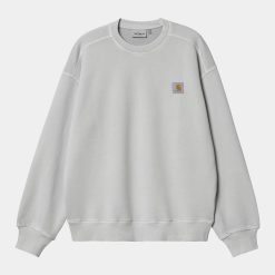 Carhartt WIP Nelson Sweatshirt Sonic Silver Garment Dyed