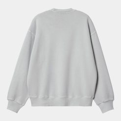 Carhartt WIP Nelson Sweatshirt Sonic Silver Garment Dyed