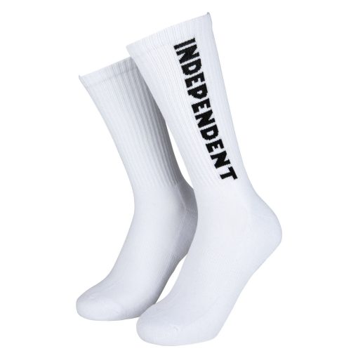 Independent Trucks Baseline 2Pack Socks White Black