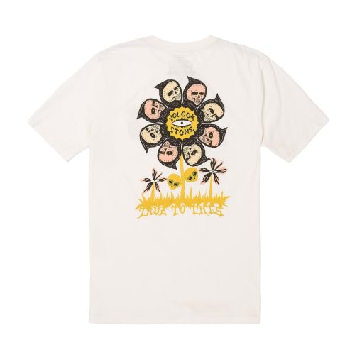 Volcom Skate Flower Budz Fty T-Shirt Off White