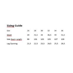 And Feelings Sizing Guide