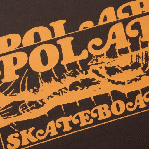 Polar Skate Co. Fields T-Shirt Chocolate