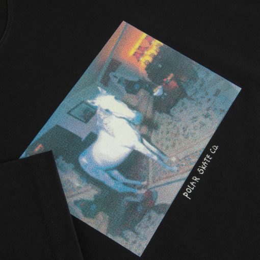 Polar Skate Co. Horse T-Shirt Black