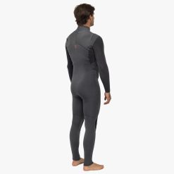 Vissla Wetsuit New Seas 4/3 U Zip Suit Charcoal