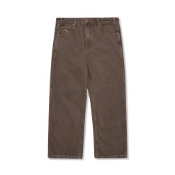 Butter Goods Pooch Relaxed Denim Pant Washed Brown
