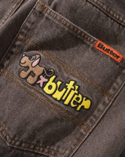 Butter Goods Pooch Relaxed Denim Pant Washed Brown