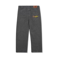 Butter Goods Pooch Relaxed Denim Pant Washed Grey Back