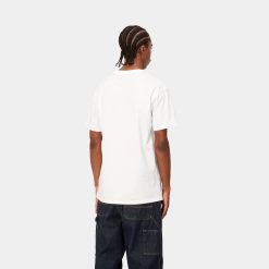 Carhartt WIP Chase T-Shirt White Gold Back