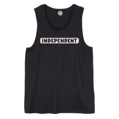 Independent Trucks Bar Logo Vest Tank Top Black