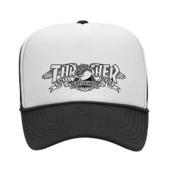 Thrasher Thrasher Magazine X Antihero Mag Banner Mesh Trucker Hat Black White