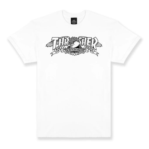 Thrasher Thrasher X Anti Hero Cover The Earth T-Shirt White