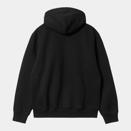 Carhartt WIP Hooded Carhartt Sweat Black White