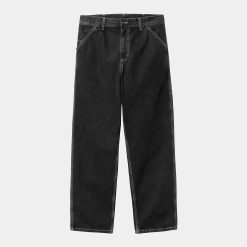 Carhartt WIP Simple Pant Black Stone Washed