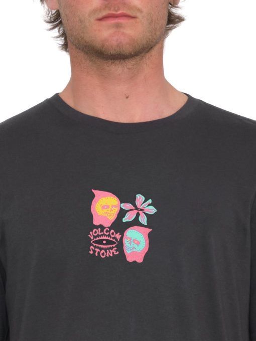 Volcom Skate Flower Budz Fty T-Shirt Stealth