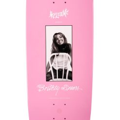 Welcome Skateboards Britney Spears X Welcome Baby One More Time Pink Glitter 8.25