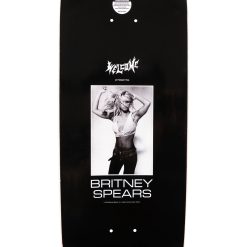 Welcome Skateboards Britney Spears X Welcome Snake Black Pink Foil 8.5