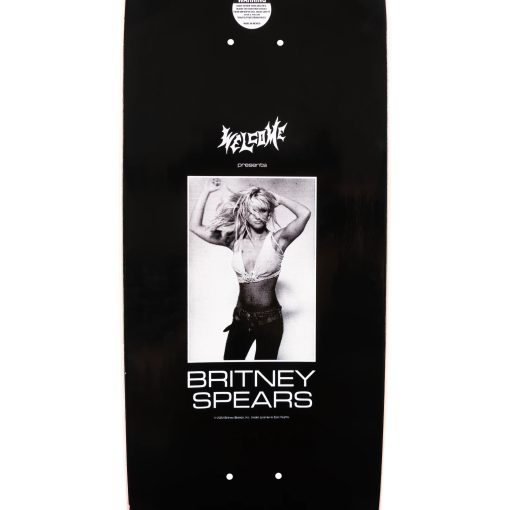 Welcome Skateboards Britney Spears X Welcome Snake Black Pink Foil 8.5"