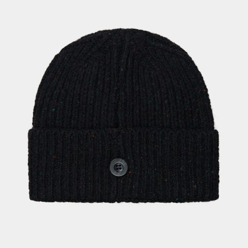 Carhartt WIP Anglistic Beanie Speckled Black Back