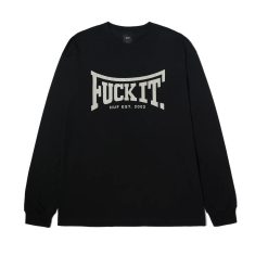 HUFworldwide.co Throwing Hands L/S T-Shirt Black