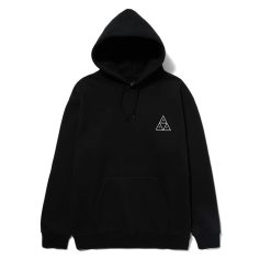 HUFworldwide.co Triple Triangle Pullover Hoodie Black