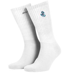 Santa Cruz Screaming Mini Hand Socks White