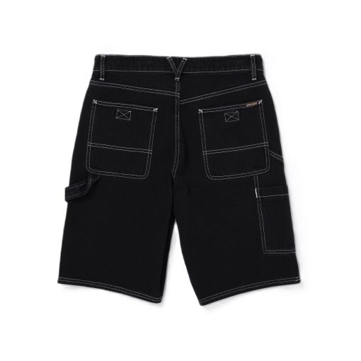 Volcom Labored Denim Utility Short Black