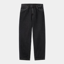 Carhartt WIP Aaron Pant Black Stone Washed