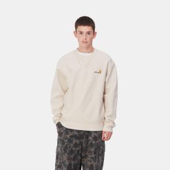 Carhartt WIP American Script Sweatshirt Moonbeam