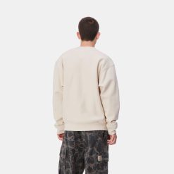 Carhartt WIP American Script Sweatshirt Moonbeam Back