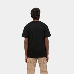 Carhartt WIP Chase T-Shirt Black Gold Back