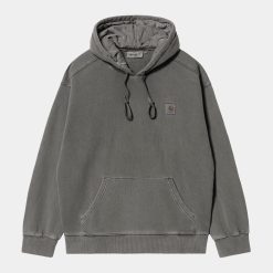 Carhartt WIP Vista Hooded Sweat Graphite Garment Dyed