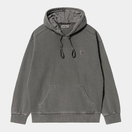 Carhartt WIP Vista Hooded Sweat Graphite Garment Dyed