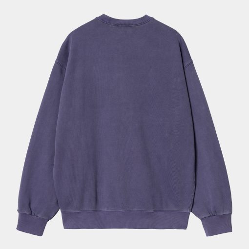 Carhartt WIP Vista Sweat Aura Garment Dyed Back