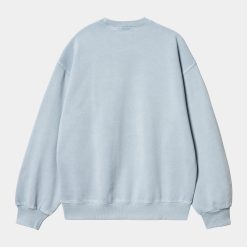 Carhartt WIP Vista Sweat Dusty Ice Garment Dyed