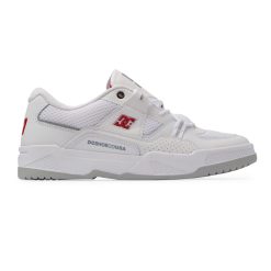 DC Shoes Construct White Red Grey