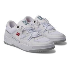 DC Shoes Construct White Red Grey