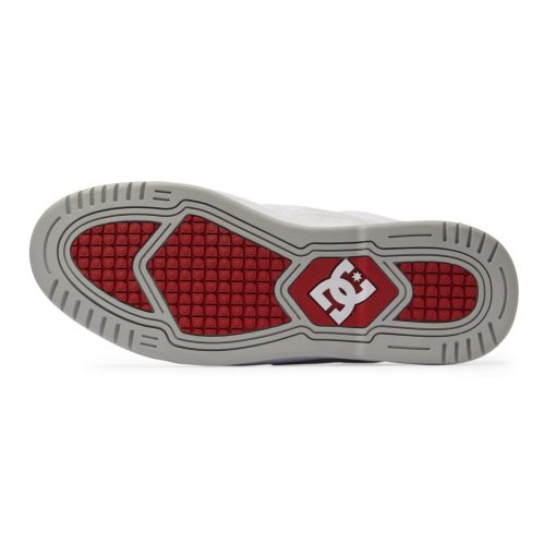 DC Shoes Construct White Red Grey