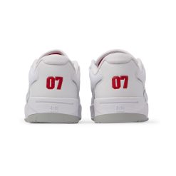 DC Shoes Construct White Red Grey