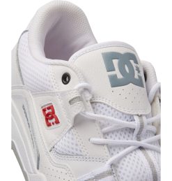 DC Shoes Construct White Red Grey