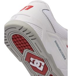 DC Shoes Construct White Red Grey